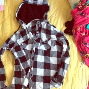 Button up flannel jacket